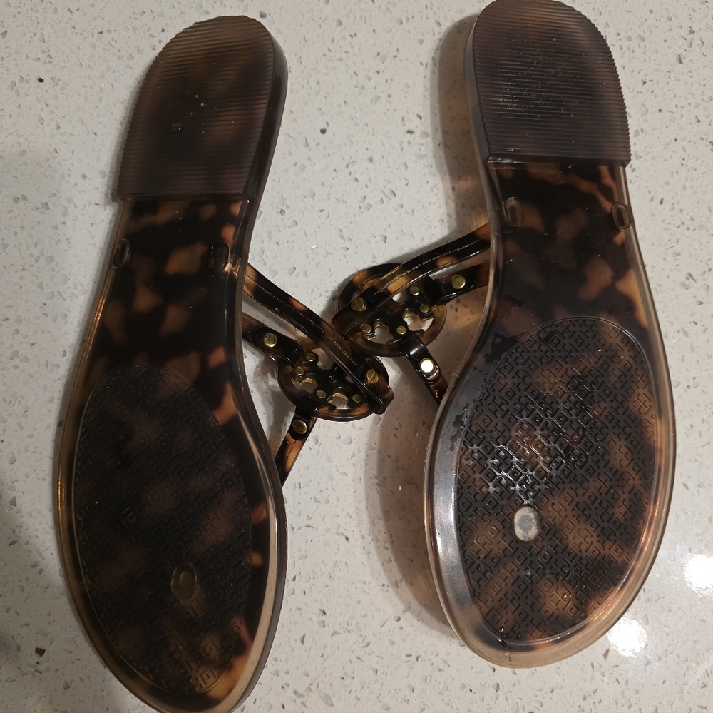 Tory Burch Tortoise Shell Sandals - image 3